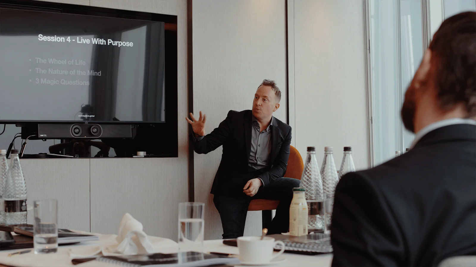 Anthony teaching at the Shard